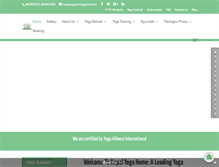 Tablet Screenshot of nepalyogahome.com
